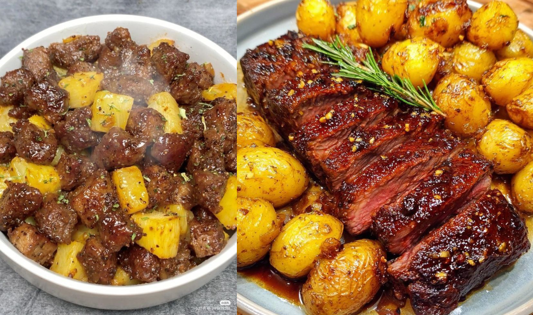 Fiz esse Bife na Manteiga com Alho e Meu Marido Disse que Nunca Comeu Nada Tão Saboroso