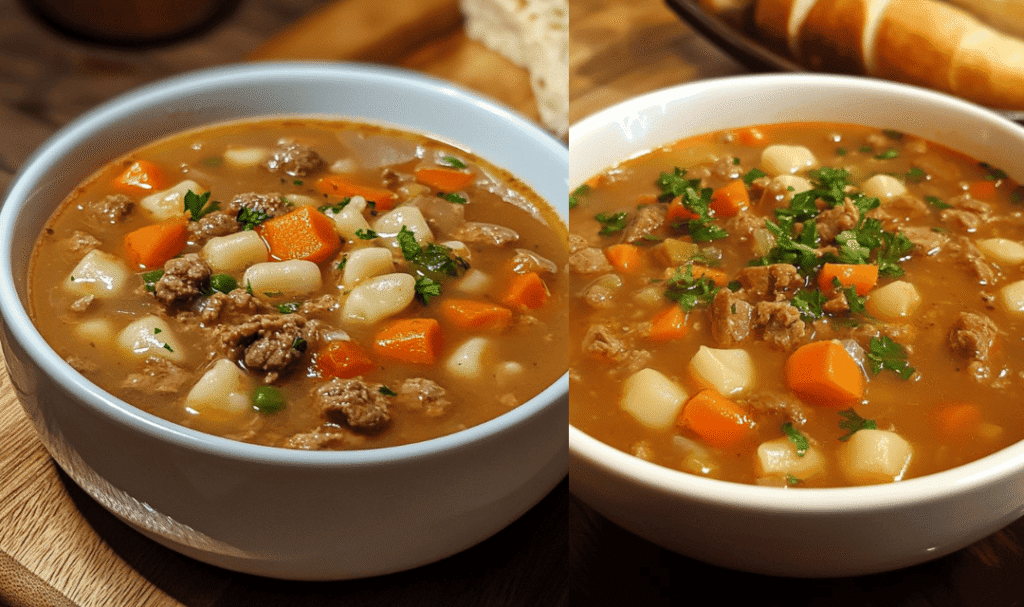 Sopa de Carne com Legumes Bem Caseira e Reconfortante