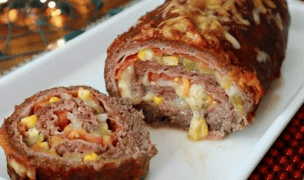 Rocambole de Carne Moída suculento e fácil – receita completa para o dia a dia