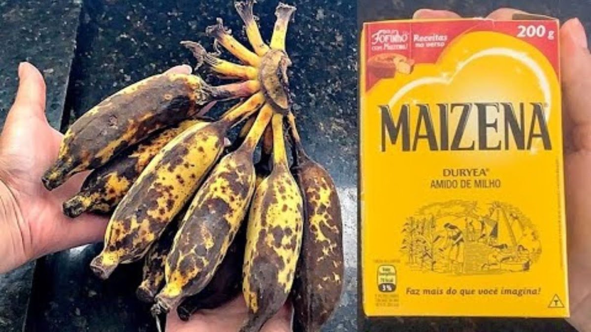 Tem Banana Velha em Casa? Não Jogue Fora! Misture Com Maisena e Veja o que Acontece!