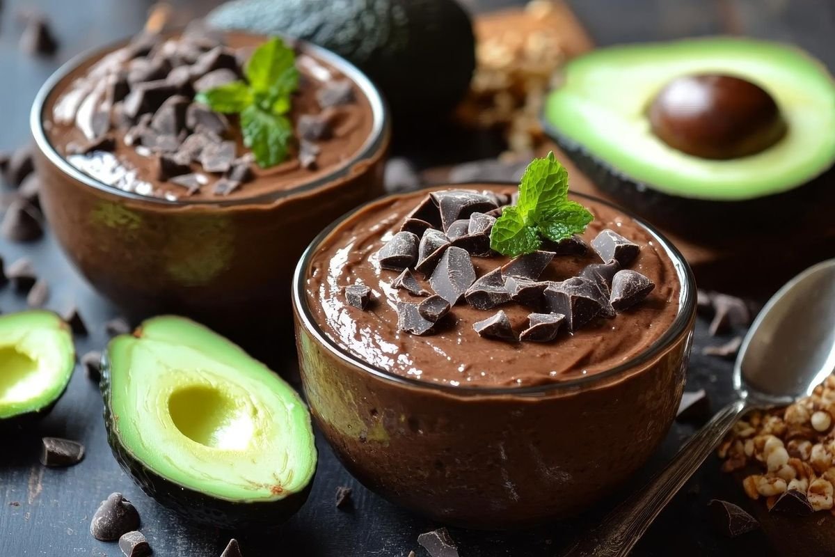 Mousse de Abacate com Cacau: O Doce Proibido que Engana Qualquer Paladar!