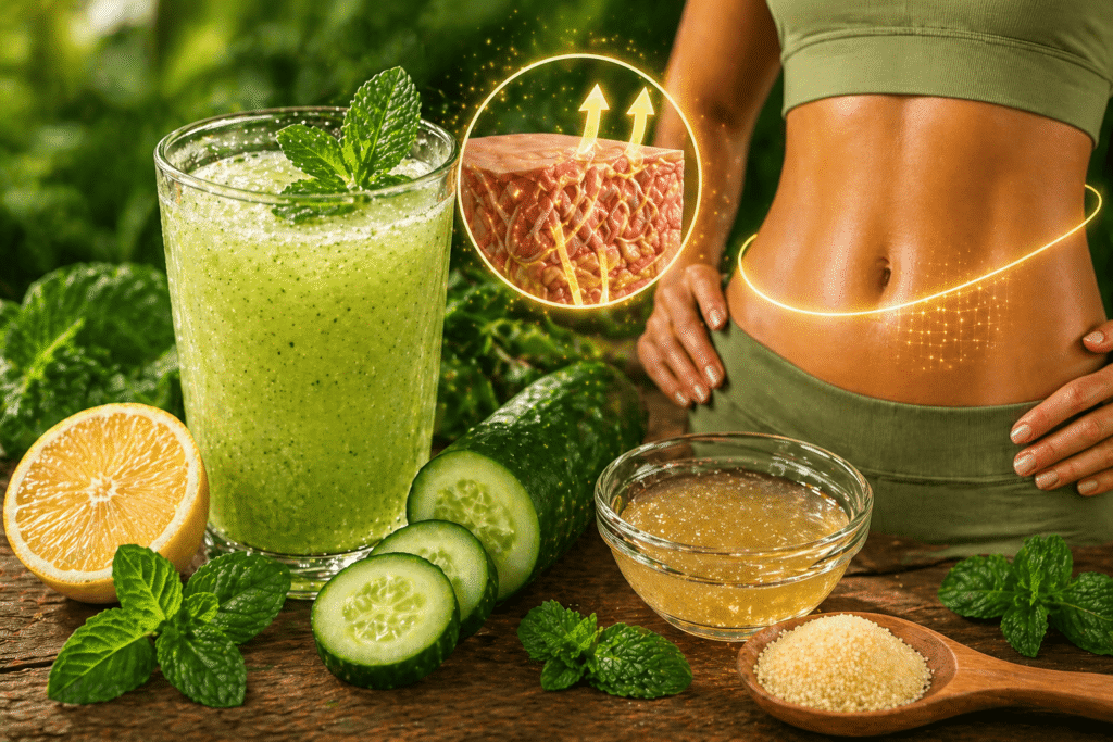 ADEUS BARRIGA FLÁCIDA: Protocolo Natural Que Desinflama a Barriga e Firma a Pele
