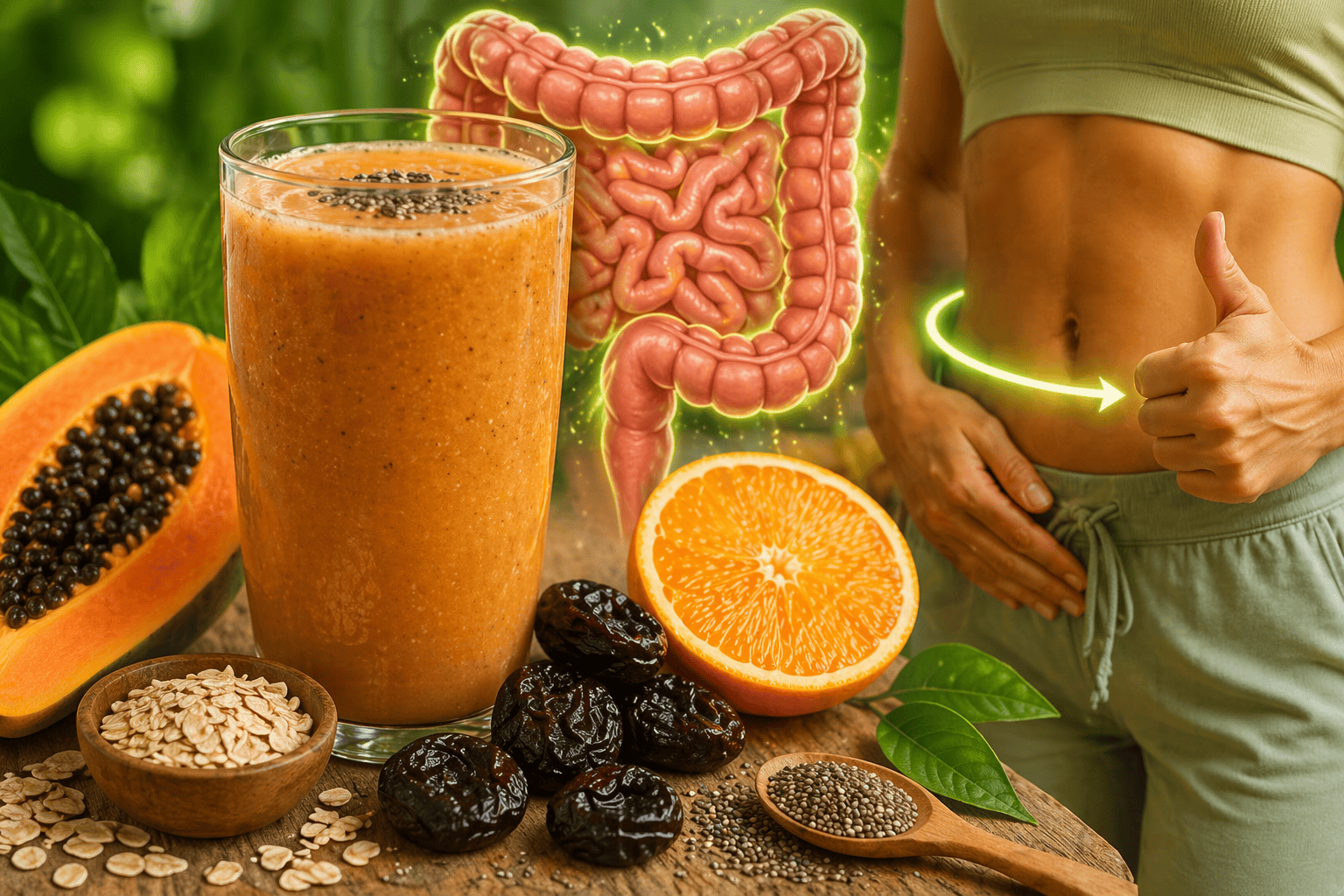SHAKE FAXINA INTERNA: O Laxante Natural de Custo Zero para Desinchar e Limpar seu Organismo