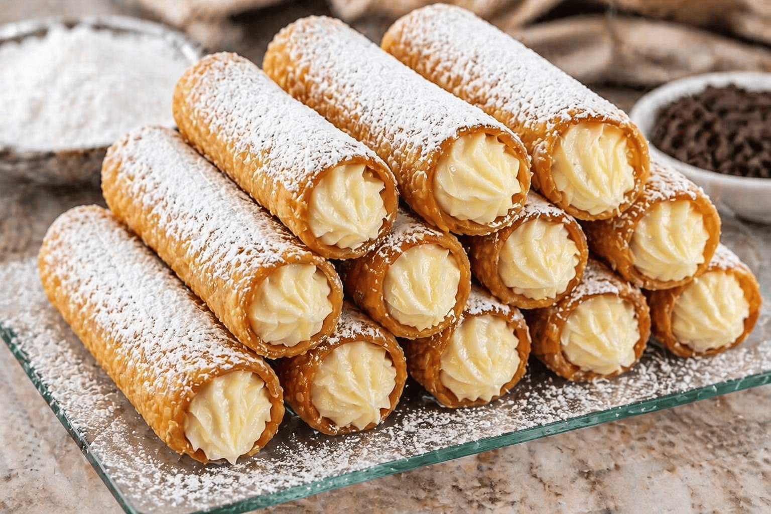 CANNOLI CASEIRO: Crocante por Fora, Cremoso por Dentro e Irresistível!