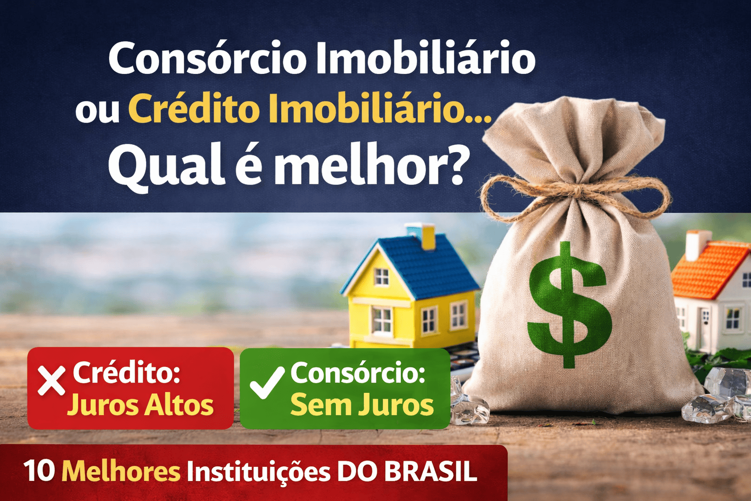 Consórcio vs Crédito Imobiliário: Qual Vale Mais a Pena?