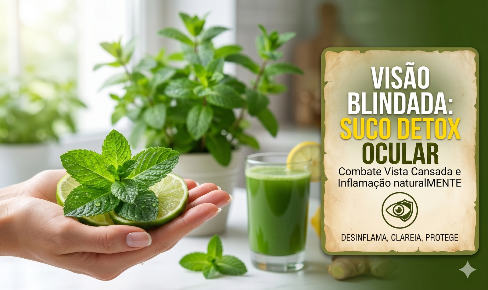 VISÃO BLINDADA: O Suco “Detox Ocular” que Combate a Vista Cansada e a Inflamação