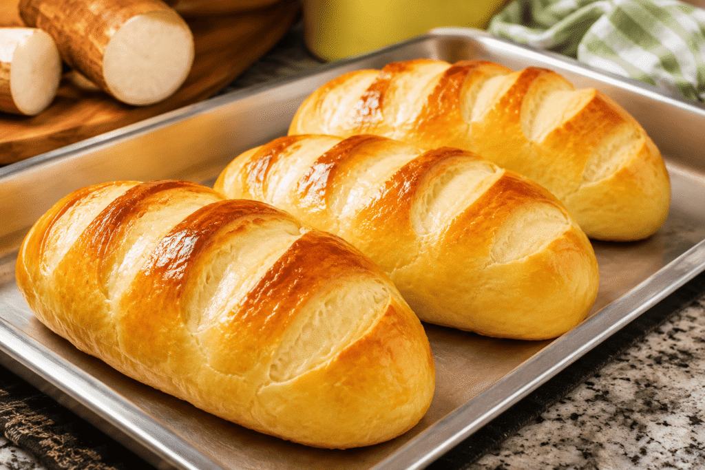 Pão de Aipim Caseiro Sem Lactose: receita fofinha, saborosa e perfeita para o café da manhã ou da tarde
