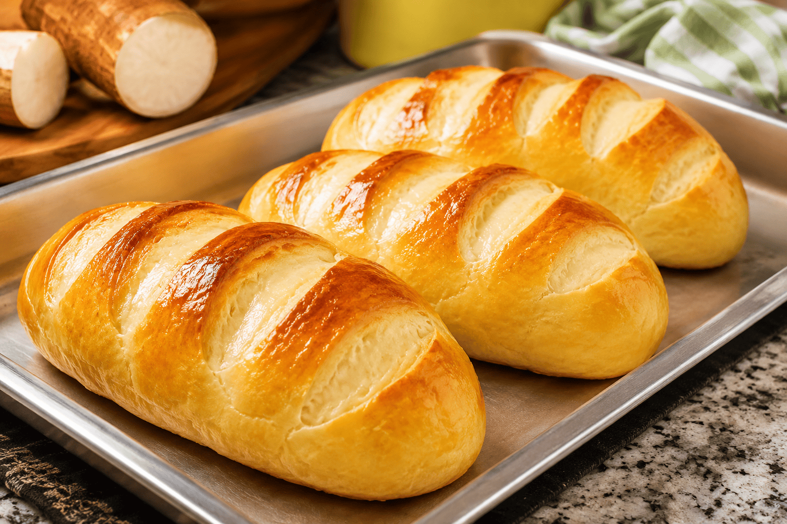 Pão de Aipim Caseiro Sem Lactose: receita fofinha, saborosa e perfeita para o café da manhã ou da tarde