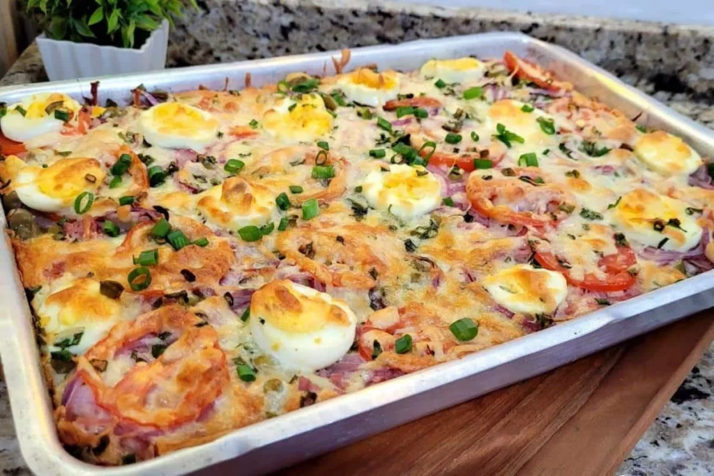 Fiz Essa Torta Portuguesa de Forno e Todo Mundo Pediu Mais Um Pedaço: Recheio Cremoso e Massa Que Derrete na Boca