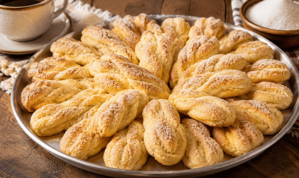 Biscoito de Trigo Caseiro: crocante por fora, macio por dentro e perfeita para acompanhar um café fresquinho