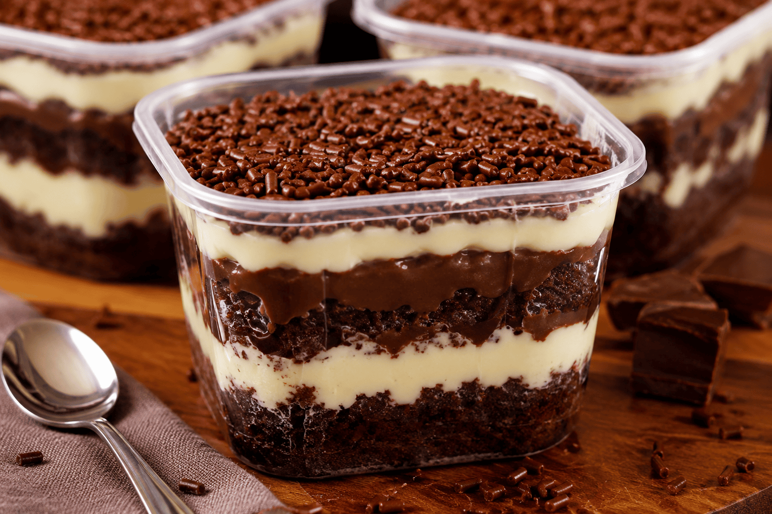 Fiz Esse Bolo no Pote de Chocolate e Creme e Comecei a Receber Encomendas Todos os Dias: Cremoso, Lucrativo e Fácil de Fazer