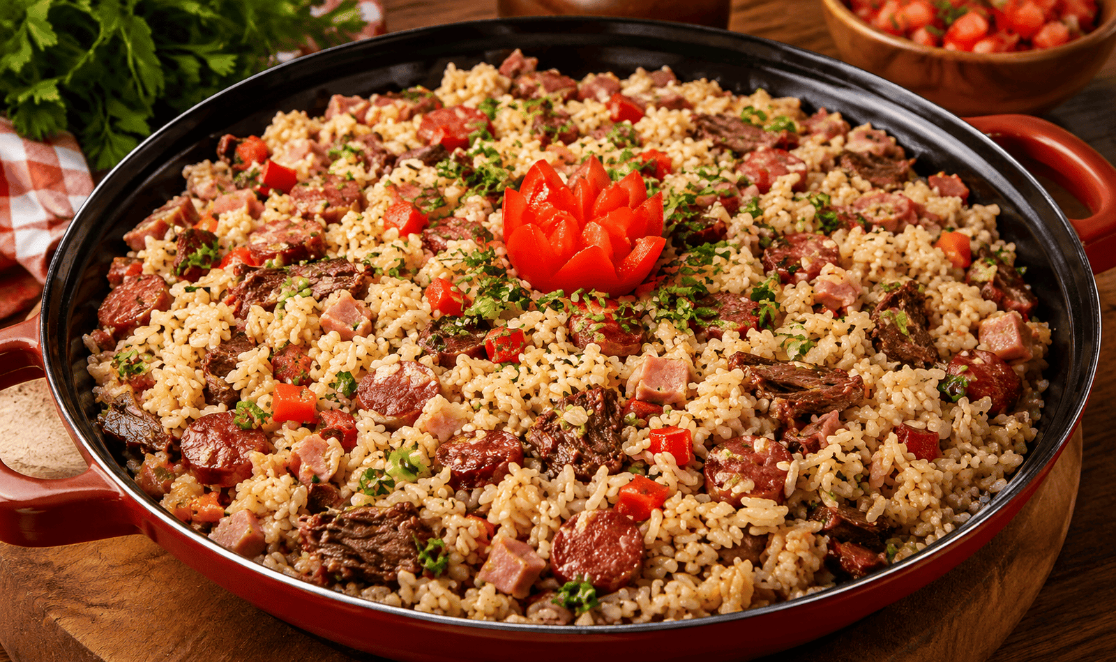 Arroz Carreteiro Tradicional: a receita completa que transforma sobras de carne em um prato irresistível
