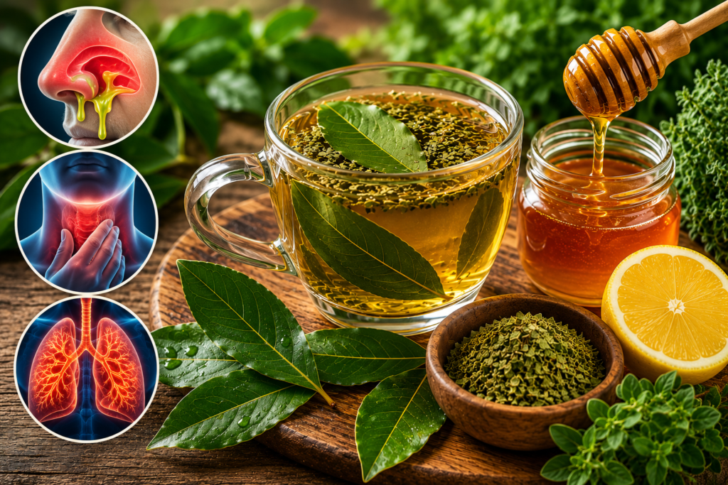 Antigo Remédio Herbal Para Eliminar o Muco do Nariz, da Garganta e dos Pulmões
