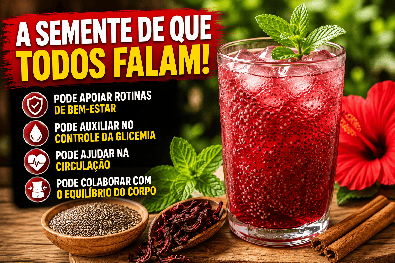 A semente de que todos falam: beba por 13 dias e veja o que acontece na sua rotina