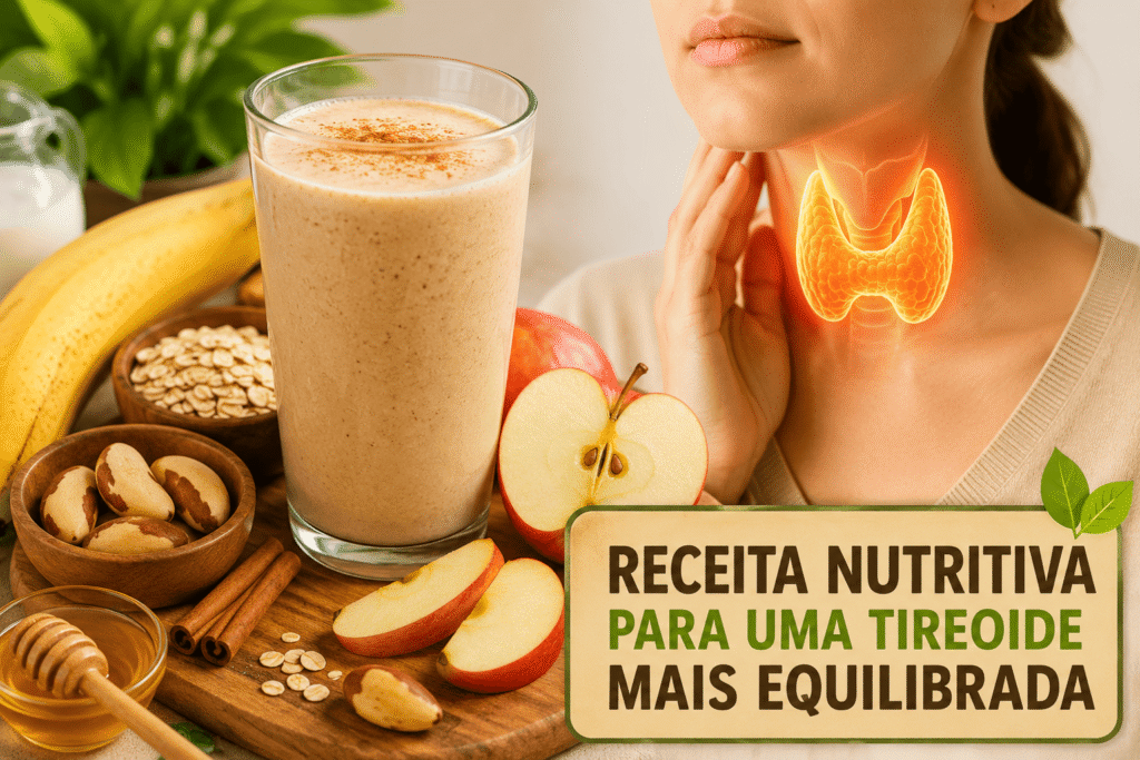 Vitamina Cremosa para Nutrir a Tireoide: Receita Simples com Ingredientes do Dia a Dia