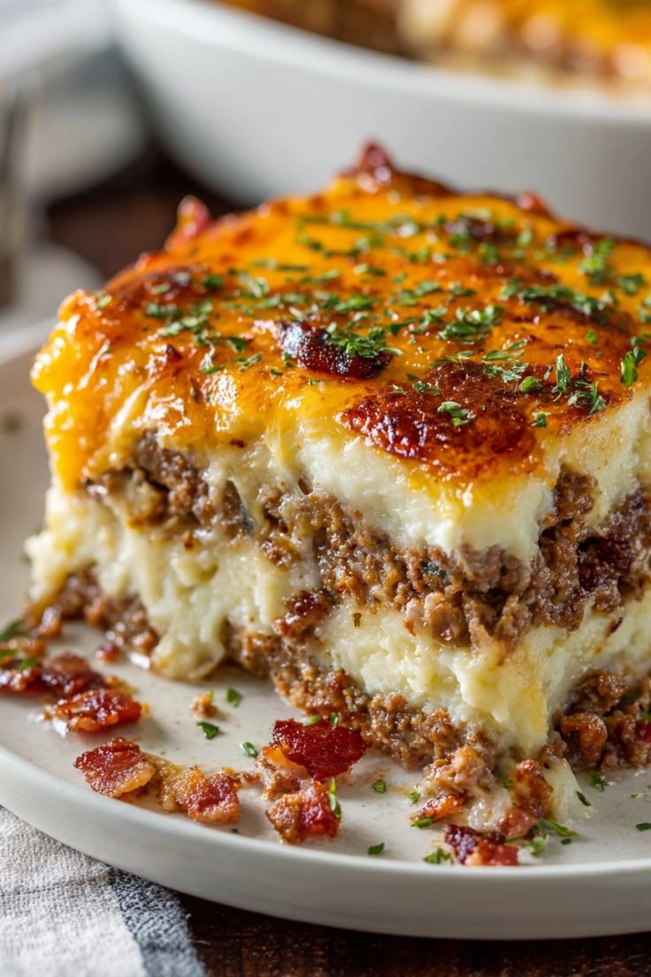 Bolo de Carne com Purê de Batatas e Queijo: essa receita cremosa e gratinada vai fazer sucesso na mesa