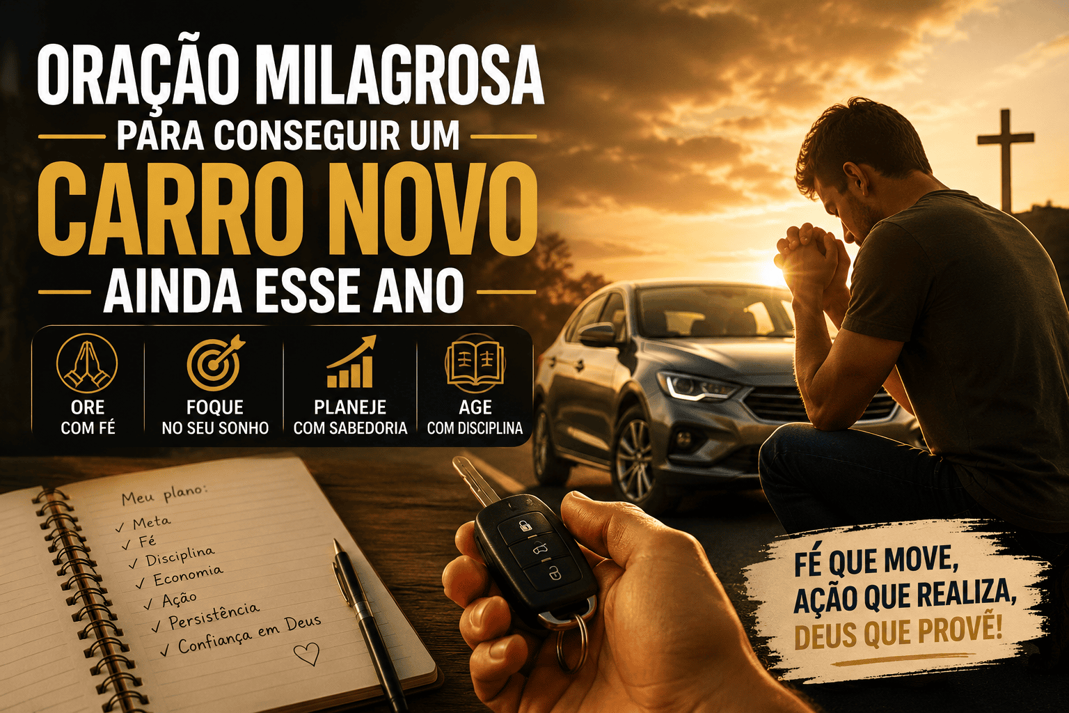 Oração milagrosa para conseguir um carro novo ainda esse ano: faça sua oração e coloque seu sonho em movimento