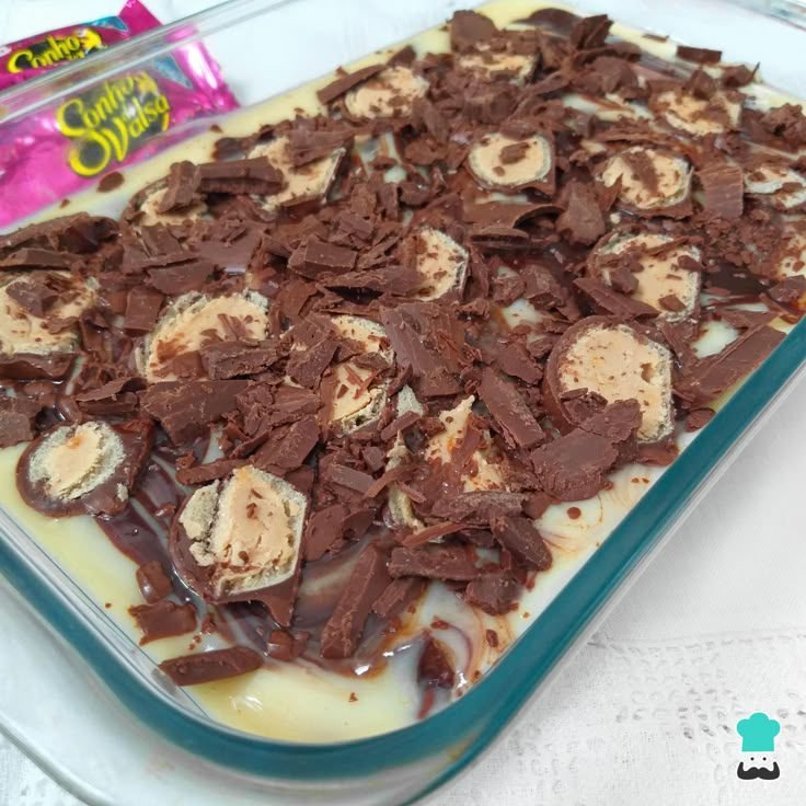 Fiz esse Pavê de Sonho de Valsa e foi impossível comer só um pedaço